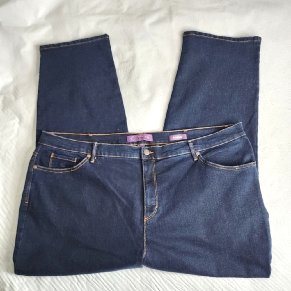 Gloria Vanderbilt Jeans Amanda High Rise Women's Plus Size 24W Average